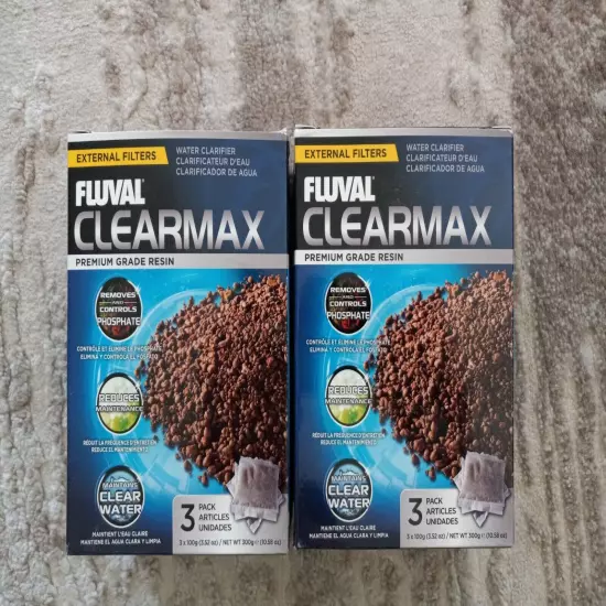 Fluval ClearMax Phosphate Remover Chemical Filter Media for Aquariums 100g New