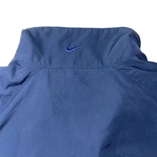 NIKE Golf Quarter 1/4 Zip Pullover Vest XXL Navy Blue Mens 2XL Mock Neck