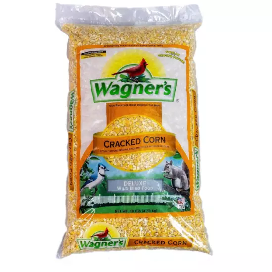 Wagner's 18542 Cracked Corn Wild Bird Food, 10-Pound Bag