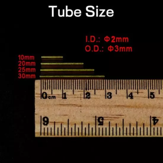 Tube Fly Tying System Combo Set 3mm Brass Tube Cones Liner Tube Junction Tube