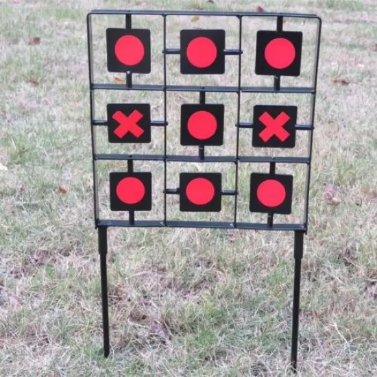 WiINGS Tic Tac Toe Spinner Target Air Guns Targets for Slingshot Practice