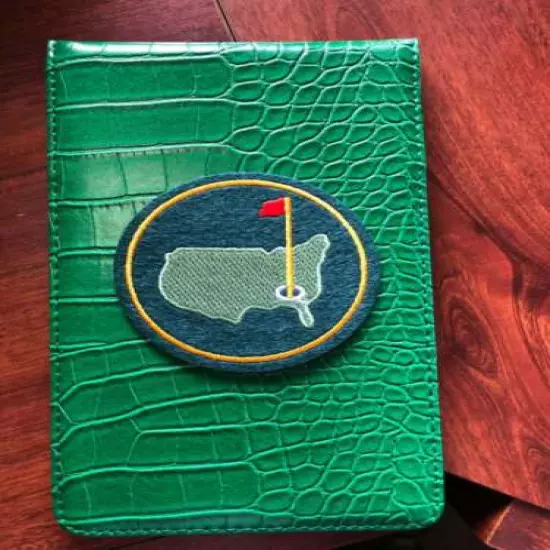 Golf Yardage Book Cover - Masters Green