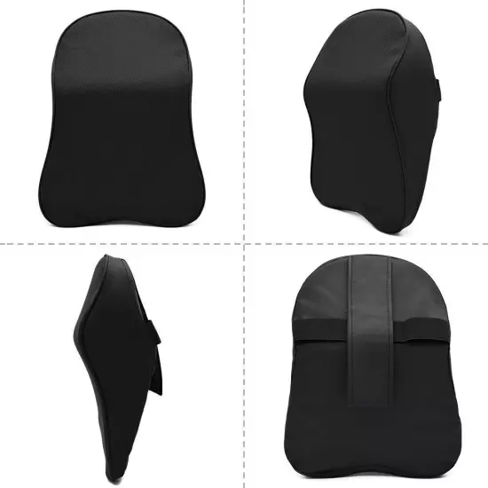 PU Leather Car Headrest Head Neck Rest Pillow Car Seat Head Support Pillow Neck 