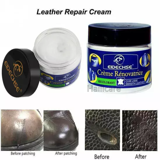 Leather Repair Cream Car Seat Sofa Dye Recolor Restorer Repair Renew Paste Kit