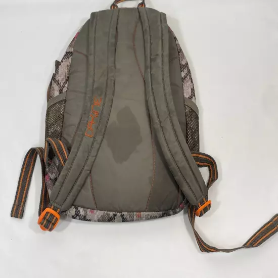 DAKINE Small 13" Backpack Skateboard Hike School Travel Gym Bag Orange Brown Tan