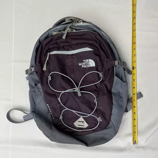 The North Face, Gray / Plum Purple Borealis Backpack - Clean, Functional, Ready