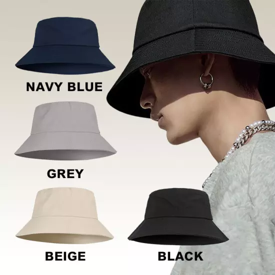 Unisex Fisherman Hat Bucket Hat for Big Large Head Travel Oversize Cap Men Women