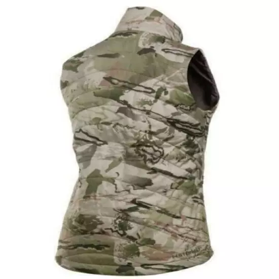 Under Armour women's Frost Puffer Camo Hunting Vest size Large retail $100 