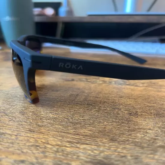 ROKA Barton 2.0 Sunglasses Matte black/Matte campfire tortoise frame - MSRP $205