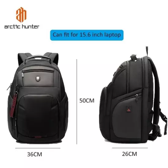 ARCTIC HUNTER Capacity Waterproof Laptop Business Backpack Men school Travel bag