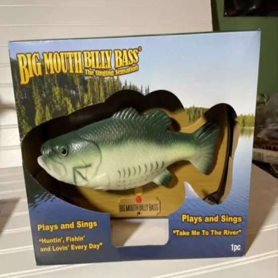 Gemmy Big Mouth Billy Bass Motion Activated Singing Fish 2021 Exclusive Working