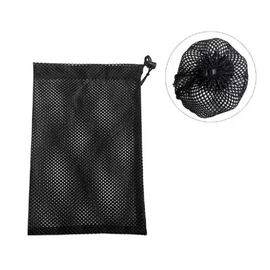 2pcs Outdoor Sports Golf Mesh Net Bag Nylon Golf 48 Ball Carrying Drawstring Bag