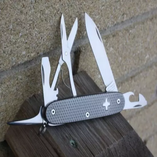 Custom Titanium Pioneer X with Drawer Swiss Army Knife Mod