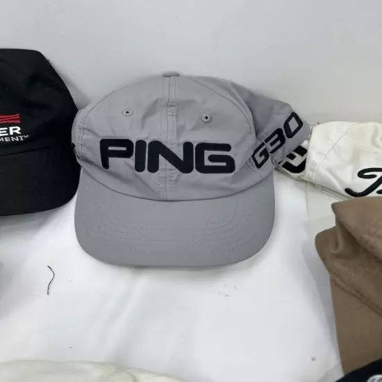 20 Golf hat lot Used And New condition Titleist Taylormade Nike