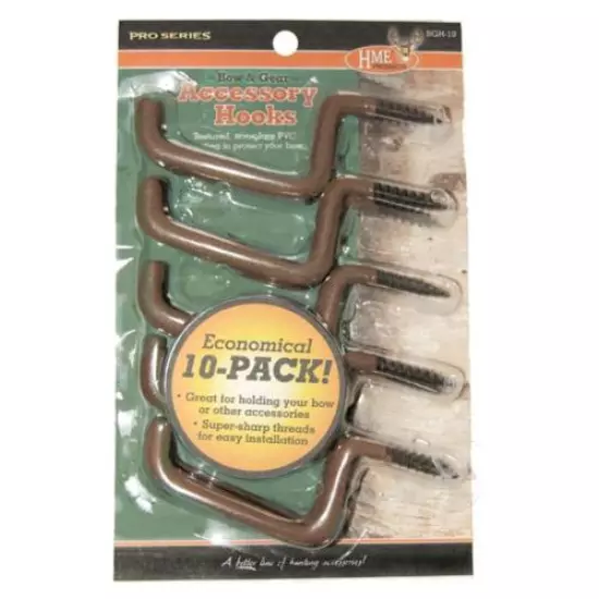 HME Gear Hook, 10 Pack