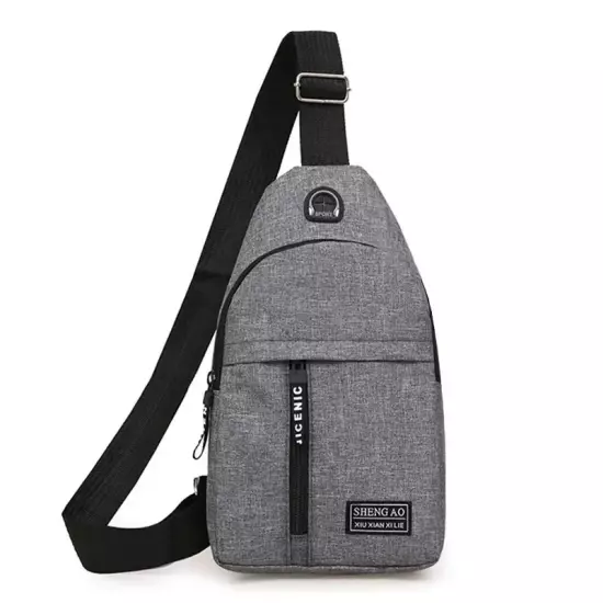 Chest Bag Men'S One Shoulder Crossbody Bag Mini Simple Sling Bags Outdoor Sport 