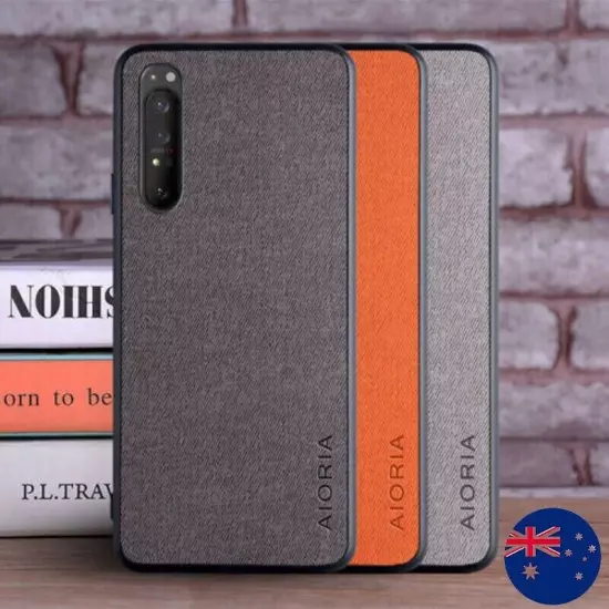 For Sony Xperia 10 IV - Matte Thin Leather Texture Cover Case AU