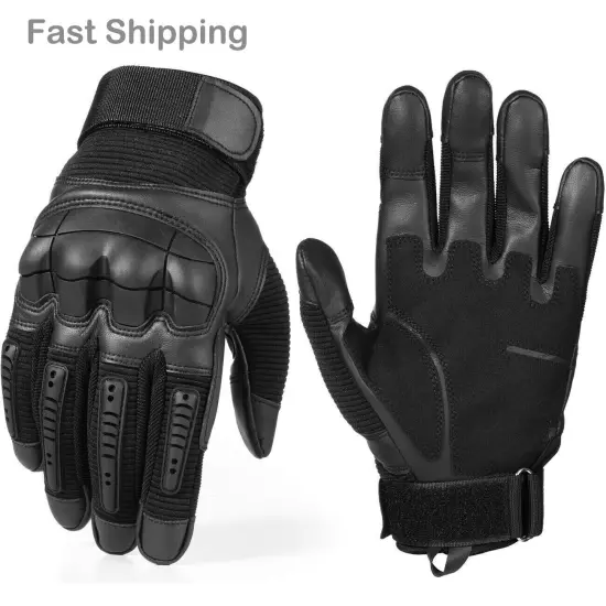 Touch Screen Full Finger Gloves for Men Tactical Army Military Airsoft Combat