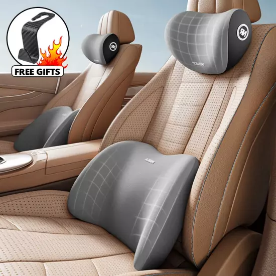 Car Headrest Lumbar Support Lumbar Cushion Backrest Lumbar Car Neck Pillow