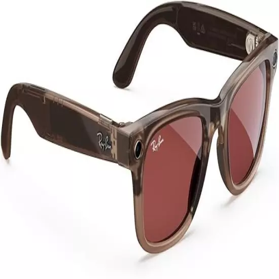 Ray-Ban Meta Wayfarer, Warm Stone / Transitions Watermelon Red * 2024 new color