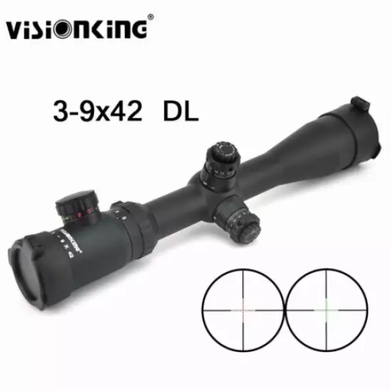 Visionking 3-9x42 Mil dot 30mm Hunting Tactical Rifle scope Sight 3006 .308 223