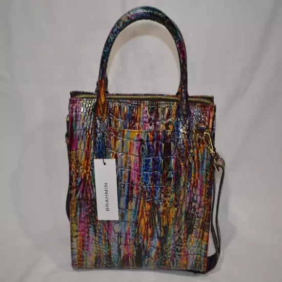 NWT Brahmin Small Caroline Virtuous Melbourne Genuine Leather Bag $345