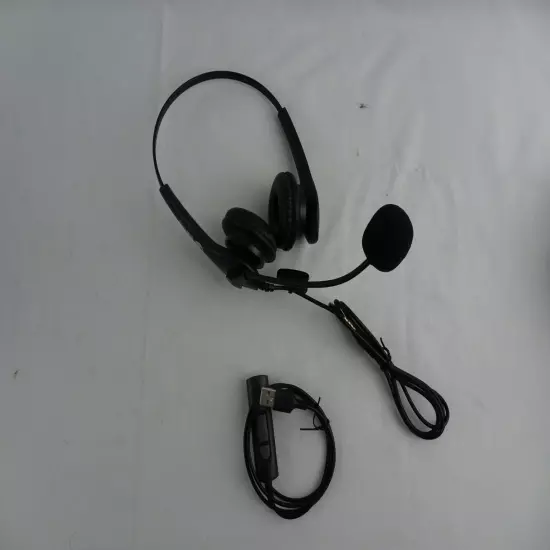 USB Headset with Mic Noise Cancelling Earbay for PC/Laptop