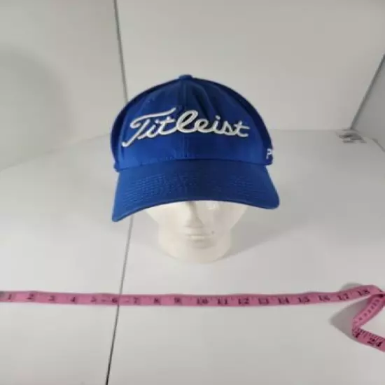 TITLEIST FootJoy Pro V1 Golf Tour Baseball Hat Cap Fiitted Medium Large Blue