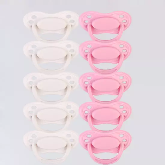 10x Newborn Personalized Pacifiers Magnetic Soother Dummy for Reborn Dolls DIY