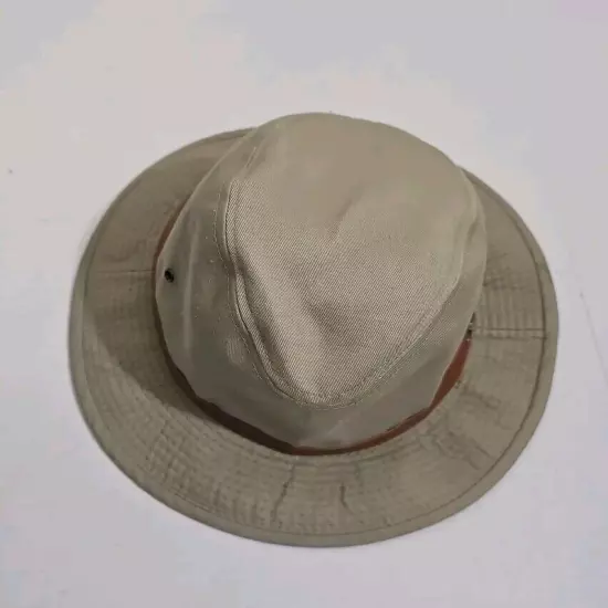 Tommy Bahama Beige Fedora Hat Men's One Size Fits Most 100% Cotton New