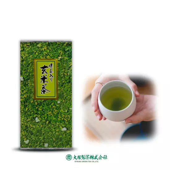 OTSUKA GREEN TEA Co., Ltd Japanese Brown Rice Roasted Tea With Matcha 100g (bag)