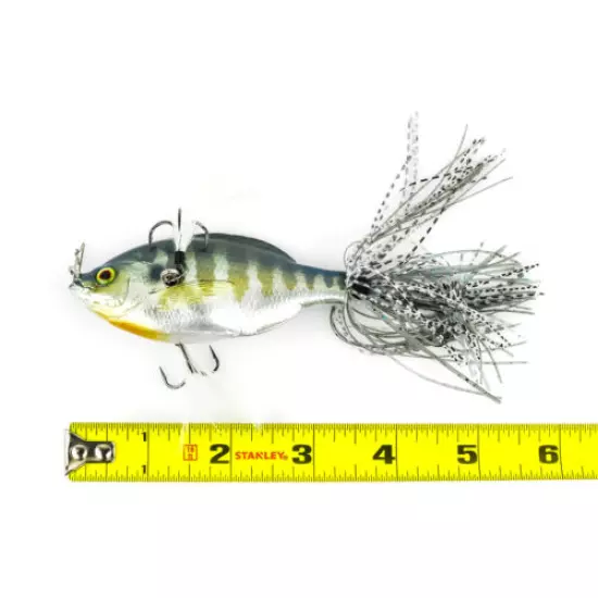 TH TACKLE Zoe Sidewalker Sinking Skirt Feather Swimbait Lure 86mm BULL BLUEGILL