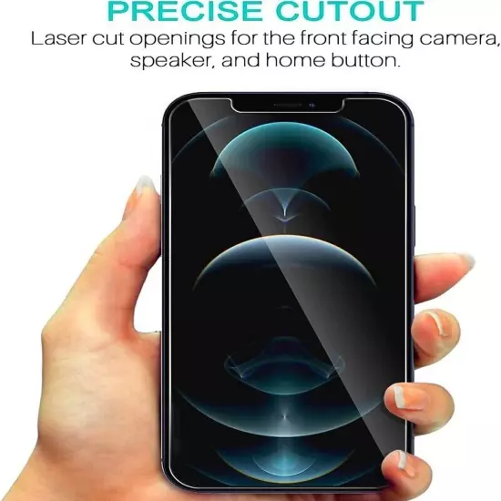 FOR IPHONE 12 PRO - 4 PCS SCREEN PROTECTOR - TRAY - NEW