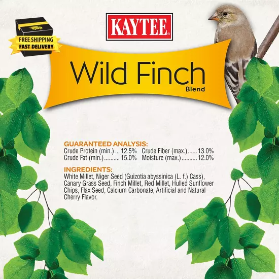 Wild Bird Finch Food Blend, 5 Lb ⭐️⭐️⭐️⭐️⭐️