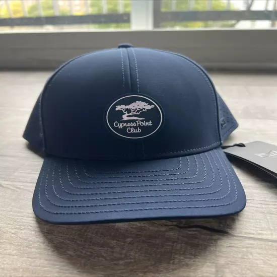 BRAND NEW TAGS Rare CYPRESS POINT GOLF CLUB Melin Golf Hat CPC HAT NAVY NEW