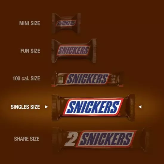 Snickers Full Size Chocolate Candy Bar - 1.86 oz Bar 4 Pack