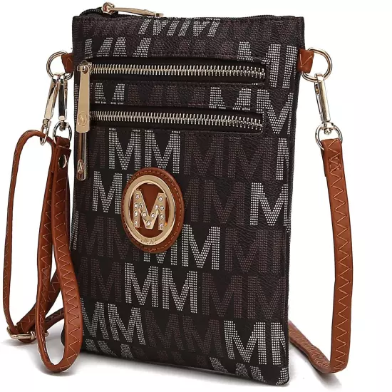 nWT MKF Collection Valerie Signature M Crossbody Bag. MU6355