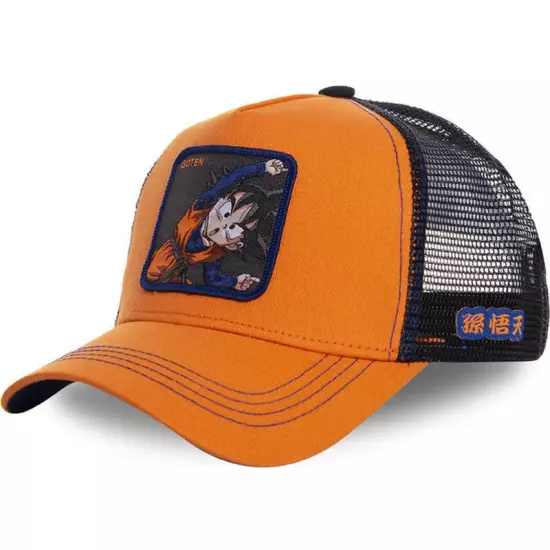 Anime Manga Dragon Ball Z Cartoon Mesh Snapback Trucker Fisher Baseball Cap Hat