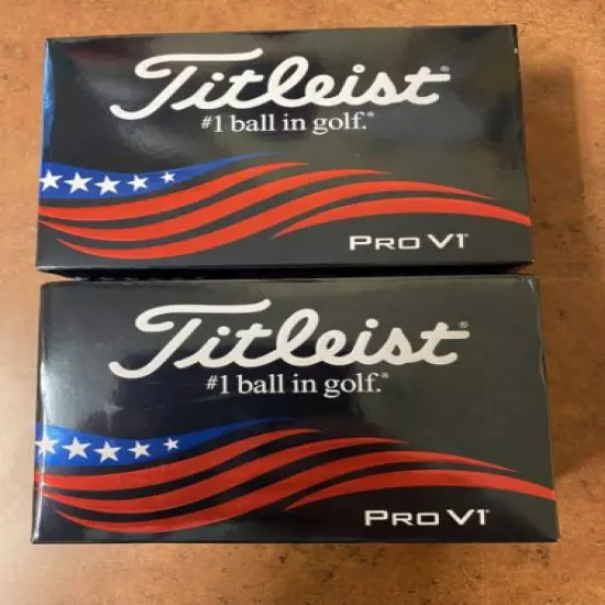 Titleist Pro V1 American Flag. 1 dozen Brand New 2022!