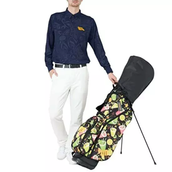 LOUDMOUTH GOLF [2021 Spring / Daiquiri_Black] Stand Bag 2021 Model LM-CB0010