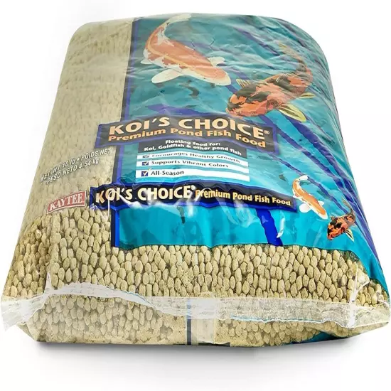 Kaytee Koi's Choice Koi Floating Fish Food, 10 Pound