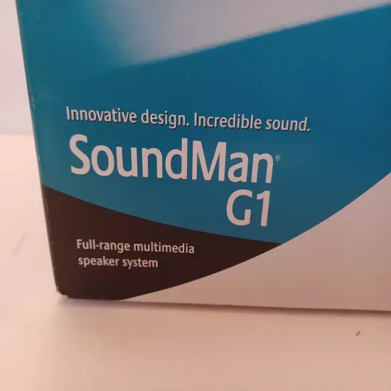 Logitech SoundMan G1 Full-Range Multimedia Speaker System NIB SEE PHOTOS