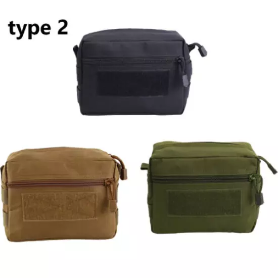 4 Types Tactical Tool Sundries Bags Medical Pack Waist Pouch EDC Outdoor Hiking