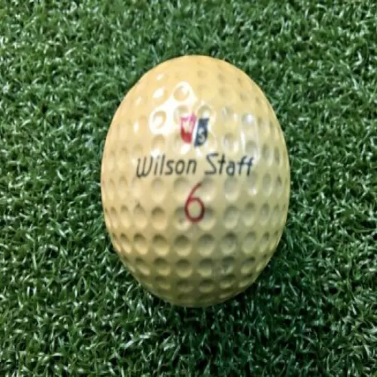 Wilson Staff #6 1960's Vintage Golf Ball / mm1057