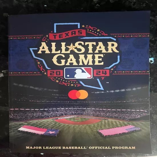 2024 Texas All Star Game MLB Official Program Book with Socrecard Section