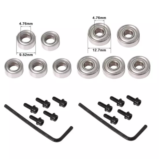 10pc Set Router Bit Top Mounted Ball Bearing Guide For Router Bit Bearing Repair