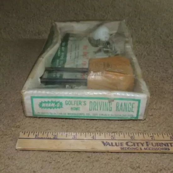 Old stock VINTAGE Wham-O Golfers Home Driving Range W/ Original Packaging 1960's