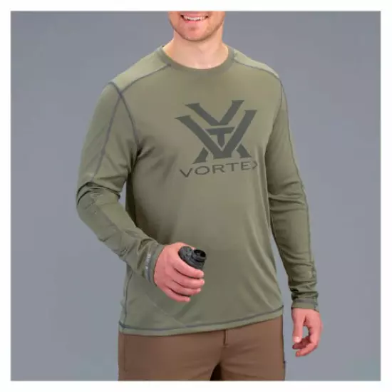 VORTEX Men's Sun Slayer Lichen Long Sleeve Shirt (121-19-LIC)