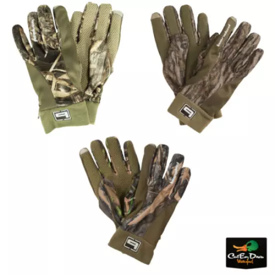 NEW BANDED GEAR TEC FLEECE CAMO BLIND GLOVES DUCK HUNTING B1070009