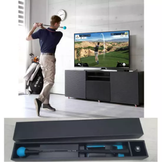 Mobile and Home Smart Golf Game Simulator with Swing Stick Phigolf WGT Edition 